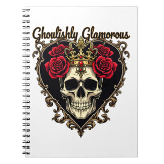 Ghoulishly Glamorous, Halloween Elegance Design Notitieboek