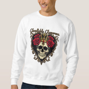 Ghoulishly Glamorous, Halloween Elegance Design Trui
