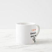 Ghoulishly Good Brew White Halloween Espresso Kop (Voorkant rechts)