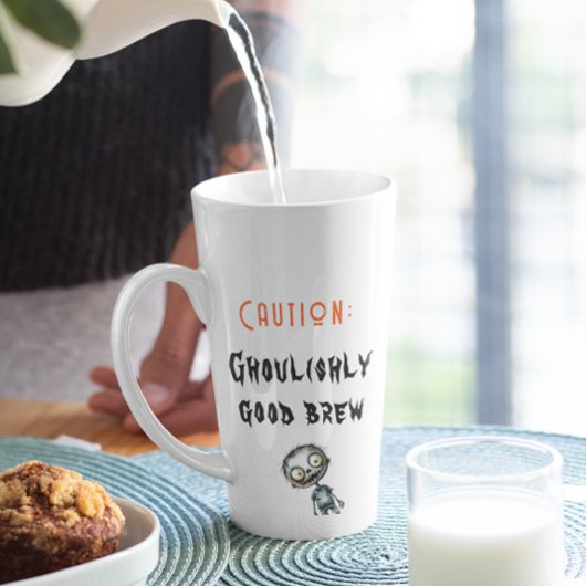 Ghoulishly Good Brew White Halloween Latte Mok