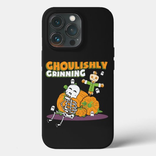 Ghoulishly Grinning Halloween Ghoul Case-Mate iPhone Case (Achterkant)