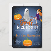 Ghouls avond uit halloween bachelorette kaart (Voorkant)