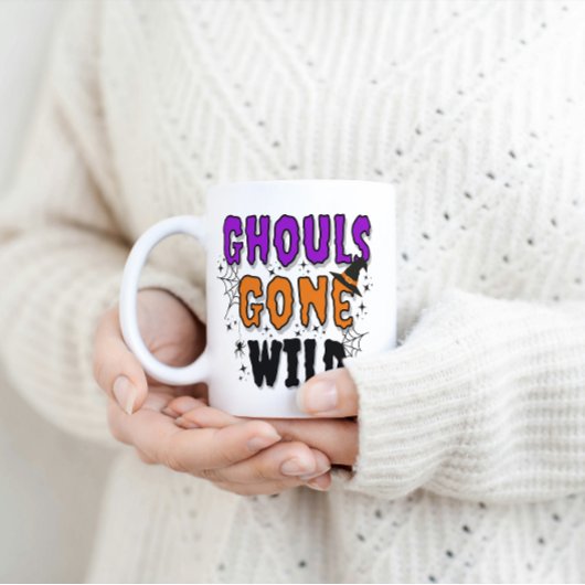 Ghouls Gone Wild Modern Halloween Mok