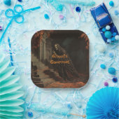 Ghoul's Gourmet Halloween Phantom In Crypt Papieren Bordje (Feest)