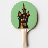 Ghoul's Grip: Halloweengeïnspireerde Ping Pong Pad Tafeltennisbatje (Achterkant)