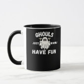 Ghouls Just Wanna Have Fun beroemd gemaakt door Fu Mok (Links)