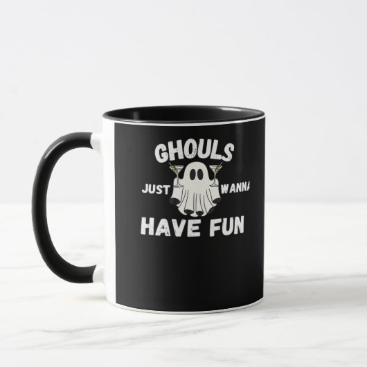 Ghouls Just Wanna Have Fun beroemd gemaakt door Fu Mok (Links)