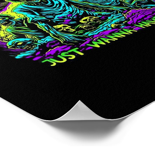 Ghouls Just Wanna Have Fun beroemd gemaakt door Ha Poster (Hoek)