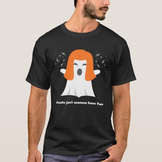 Ghouls Just Wanna Have Fun Cool  Halloween T-shirt (Voorkant)
