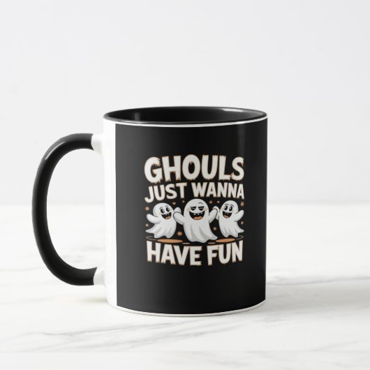 Ghouls Just Wanna Have Fun - Halloween Basic Style Mok (Links)
