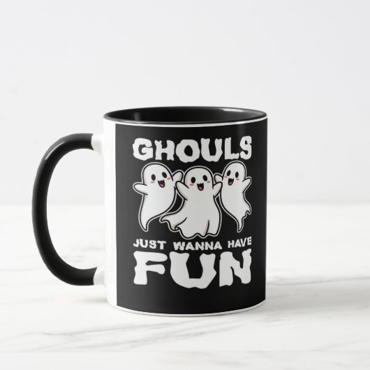 Ghouls Just Wanna Have Fun - Halloween Gift Mok (Links)