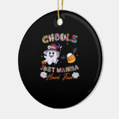Ghouls Just Wanna Have Fun Shirt - Retro Halloween Keramisch Ornament (Links)