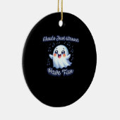 Ghouls Just Wanna Have Fun Sloth & Slogan Keramisch Ornament (Rechts)