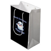 Ghouls Just Wanna Have Fun Sloth & Slogan Medium Cadeauzakje (Voorkant Gekanteld)