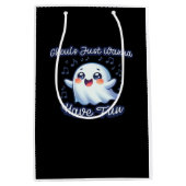Ghouls Just Wanna Have Fun Sloth & Slogan Medium Cadeauzakje (Voorkant)