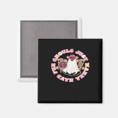 Ghouls Just Wanna Have Fun (Westerne stijl Hallowe Magneet (Voorkant / Achterkant)