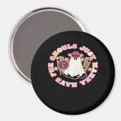 Ghouls Just Wanna Have Fun (Westerne stijl Hallowe Magneet (Voorkant / Achterkant)