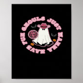 Ghouls Just Wanna Have Fun (Westerne stijl Hallowe Poster (Voorkant)