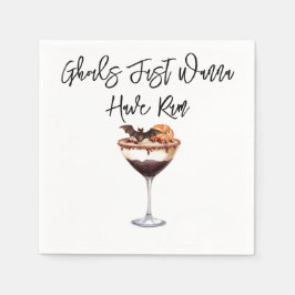 "Ghouls Just Wanna Have Rum" Papieren servet