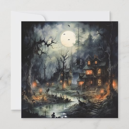 👻 Ghouls Night In: Een spectaculaire soiree! Maak Kaart (Voorkant)