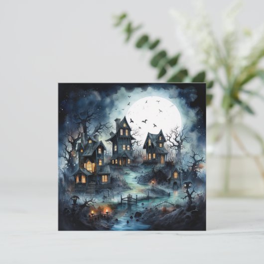 👻 Ghouls Night In: Een spectaculaire soiree! Maak Kaart (Staand voorkant)