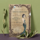 Ghouls Night out Bachelorette Halloween Skeleton Kaart