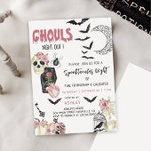 Ghouls Night Out Halloween Feestuitnodiging Kaart