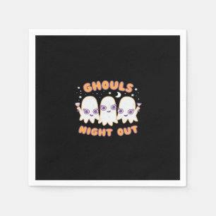 Ghouls Night Out - Kawaii Stijl Mooie Grappige Hal Servet