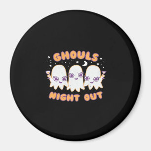Ghouls Night Out - Kawaii Style Cute Funny Halowe Magneet