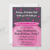 Ghouls Only Halloween Feestuitnodiging Kaart (Achterkant)