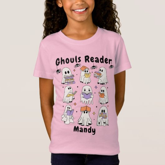 Ghouls Reader Books T-shirt (Voorkant)