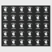 Ghouls wil gewoon Buns Ghost Pun Dark BG hebben Cadeaupapier (Vlak)