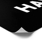 Ghouls wil gewoon Buns Ghost Pun Dark BG hebben Poster (Hoek)