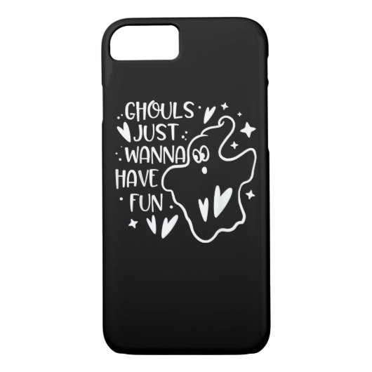 Ghouls wil gewoon een Fun Funny Halloween hebben Case-Mate iPhone Case (Achterkant)