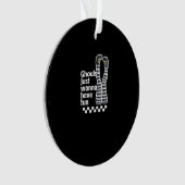 Ghouls wil gewoon een Fun Funny Halloween hebben Ornament (voorkant)