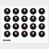 Ghouls wil gewoon een Fun Funny Halloween hebben Ronde Sticker (Vel)