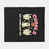 Ghouls wil gewoon een grappige halloween kostuum h fleece deken (Voorkant (Horizontaal))