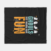 Ghouls wil gewoon een grappige halloween kostuum h fleece deken (Voorkant (Horizontaal))