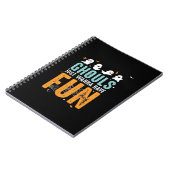 Ghouls wil gewoon een grappige halloween kostuum h notitieboek (Linkerzijde)