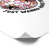 Ghouls wil gewoon een vlindernacht hebben poster (Hoek)