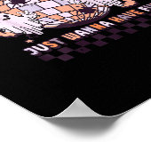 Ghouls wil gewoon een vun Retro Halloween kostuum  Poster (Hoek)