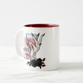 Ghouls wil gewoon Fun Halloween hebben Tweekleurige Koffiemok (Voorkant links)