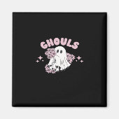 Ghouls wil gewoon plezier hebben Halloween Art Bas Magneet (Voorkant)