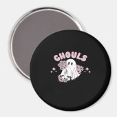 Ghouls wil gewoon plezier hebben Halloween Art Bas Magneet (Voorkant / Achterkant)