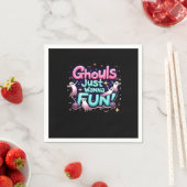Ghouls wil gewoon plezier hebben Halloween Disco P Servet (Insitu)