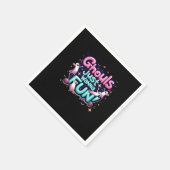 Ghouls wil gewoon plezier hebben Halloween Disco P Servet (Hoek)