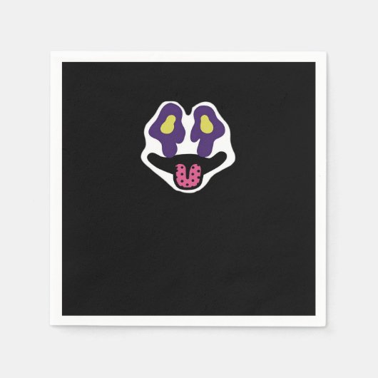 Ghouls wil gewoon plezier hebben ontwerp & offerte servet (Voorkant)