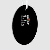 Ghouls wil gewoon plezier hebben slogan citaat ornament (voorkant)