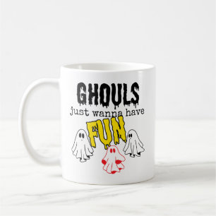 Ghouls wil gewoon plezier hebben.w koffiemok