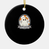 Ghouls wil gewoon plezier luiaard Halloween Keramisch Ornament (Voorkant)